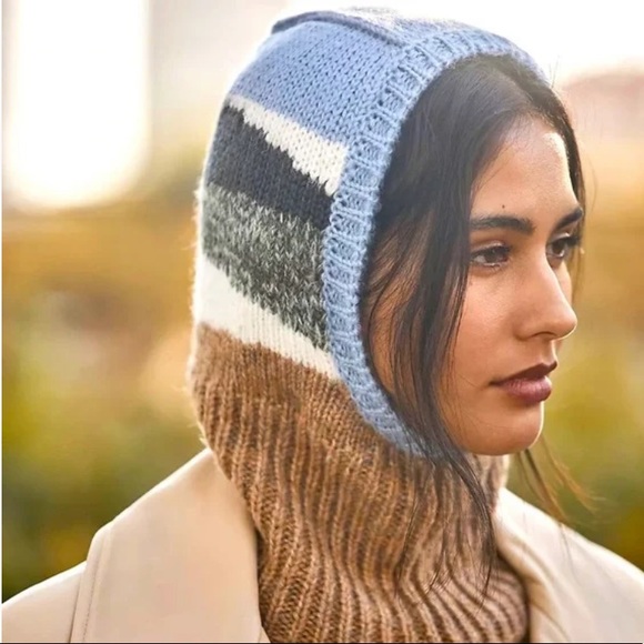 Anthropologie Accessories - NWT Anthropologie x Laura Dalgaard Knit hood balaclava